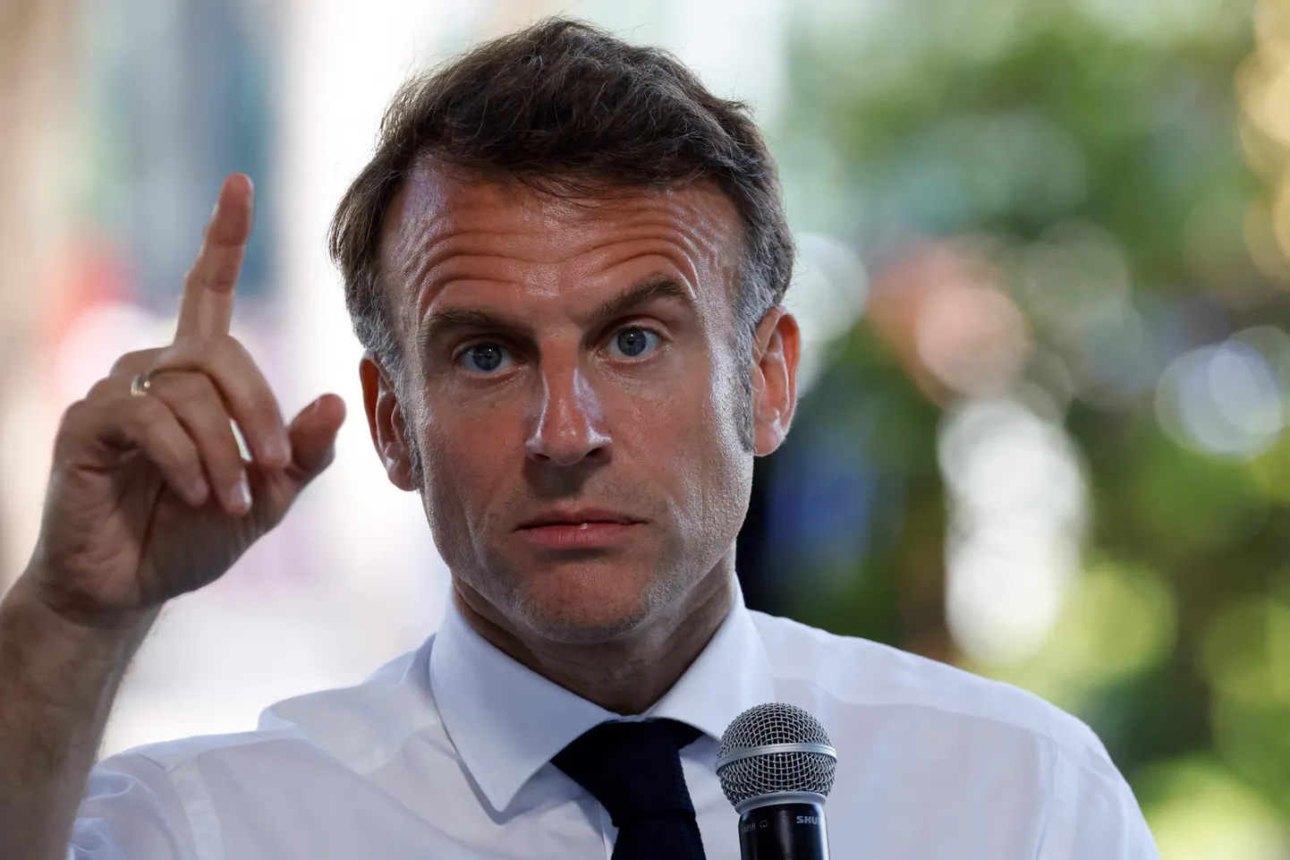 Prantsusmaa president Emmanuel Macron eile Réunioni saarel.