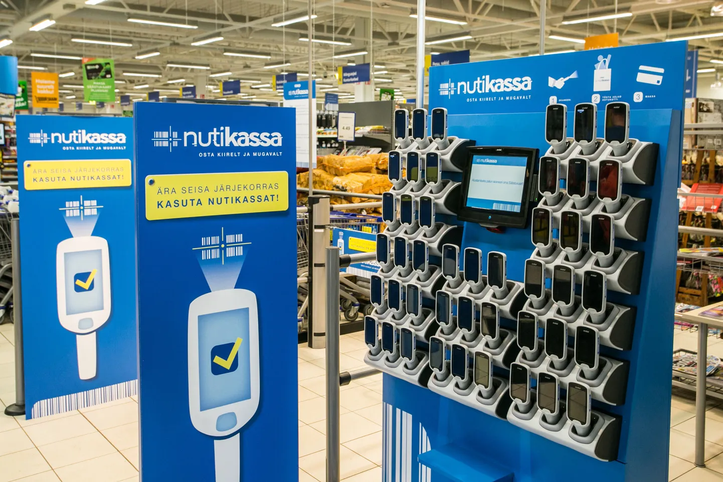 Esimene Coop iseteeninduskassa avatakse täna Tallinnas Raudalu Konsumis.