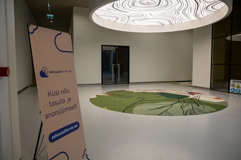 T1 keskuse uuendused. Teele Straussi supergraafika vaibal