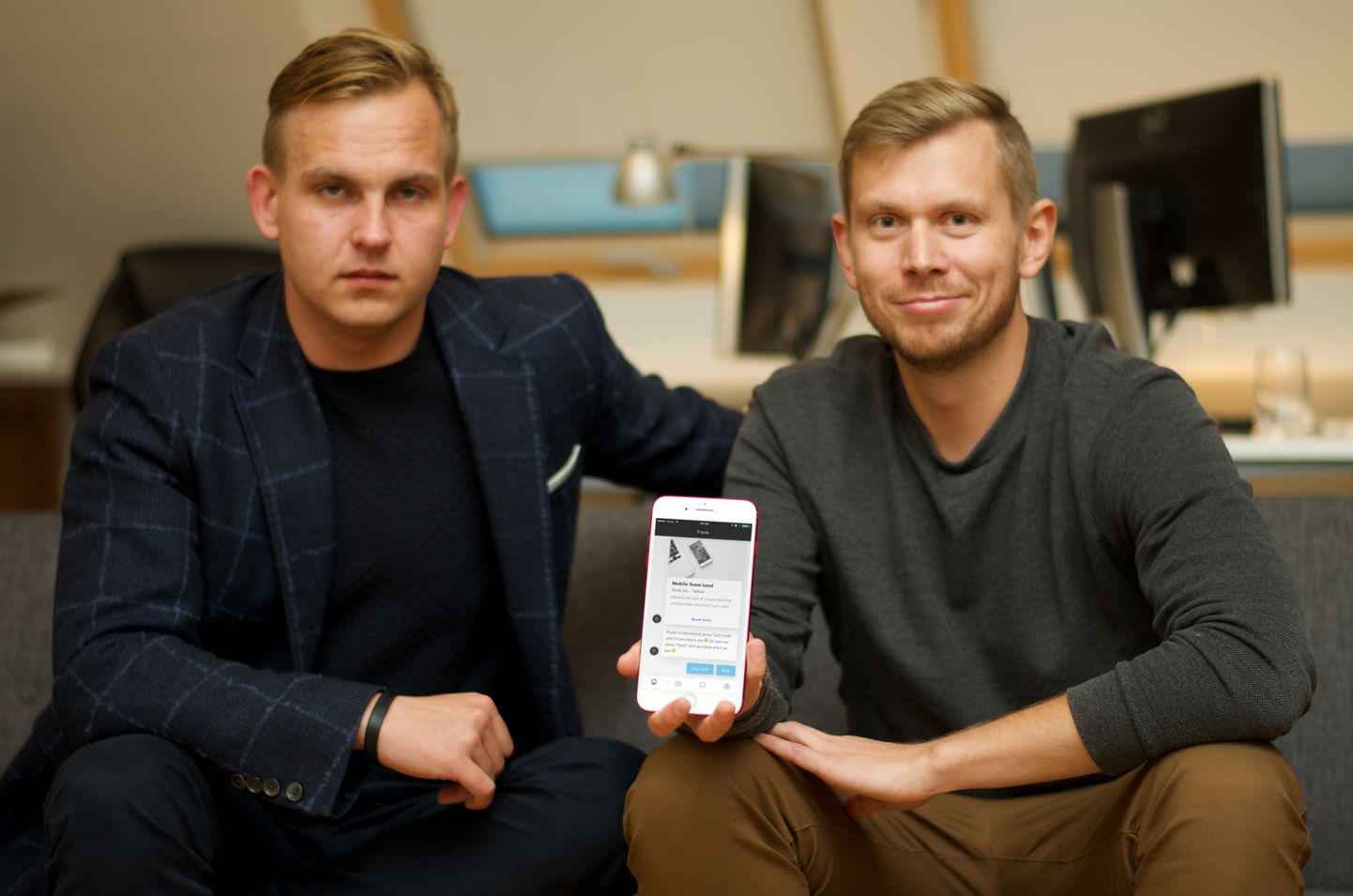 MeetFranki asutajad Kaarel Kolm ja Anton Narusberg
