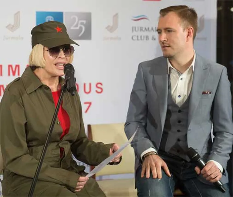 Laima Vaikule un Jānis Stībelis