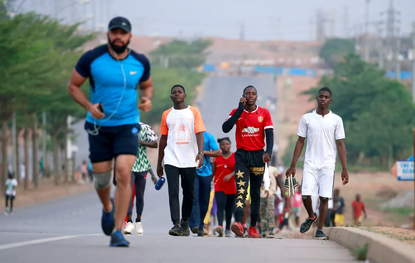 Ühistreening Abuja lähistel.