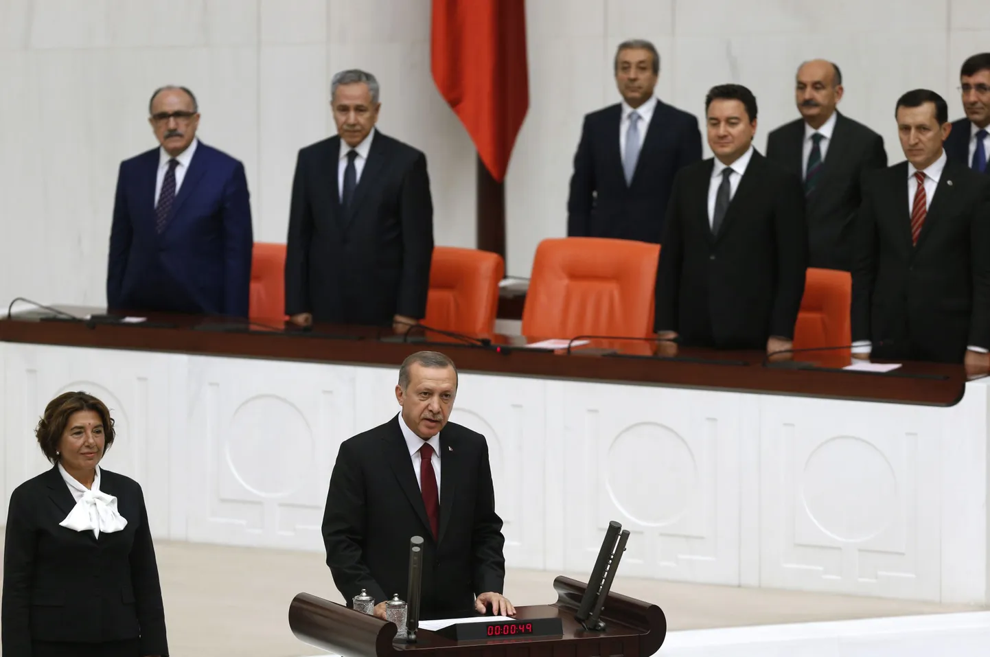 Recep Tayyip Erdoğan täna ametivande andmise tseremoonial Ankaras.