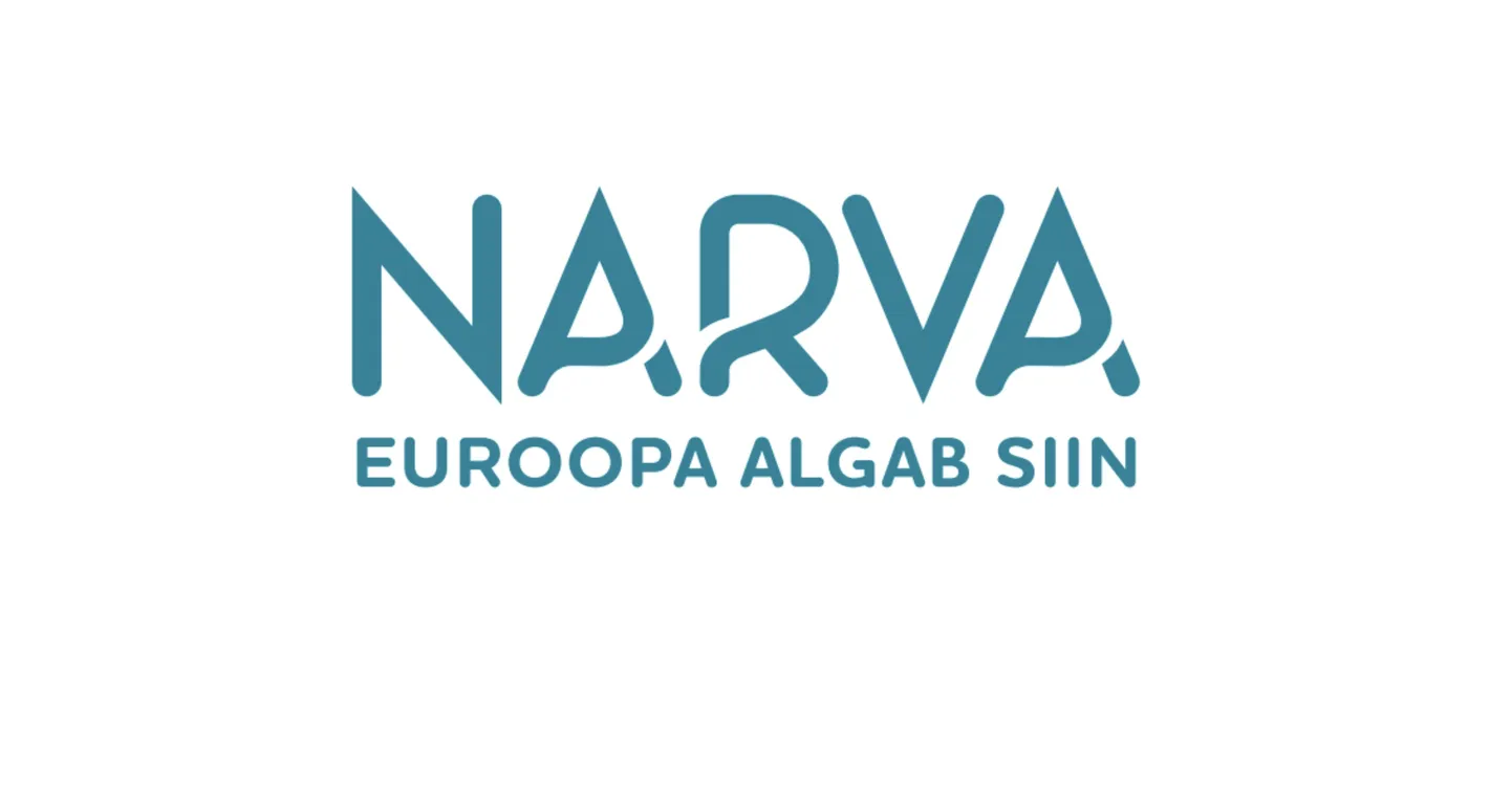 Väljapakutud uus logo ja tunnuslause "Narva − Euroopa algab siin".
