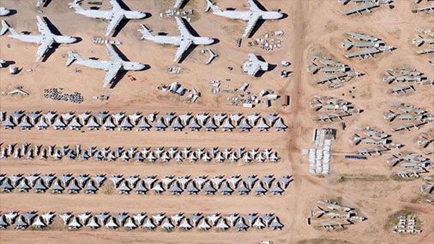 Кладбище самолетов в американском штате Аризона