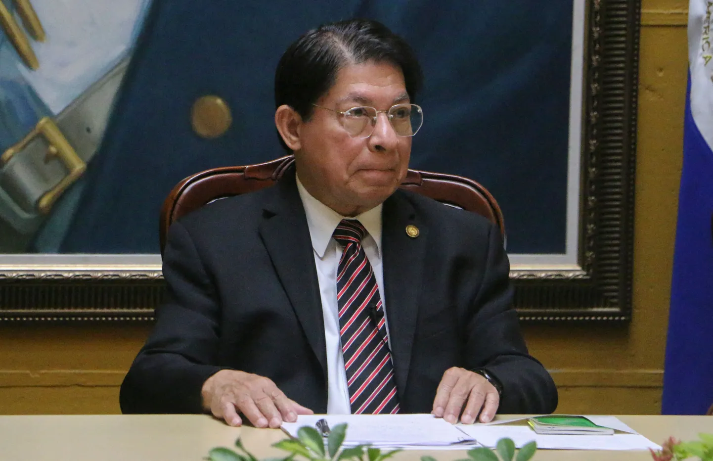 Välisminister Denis Moncada.
