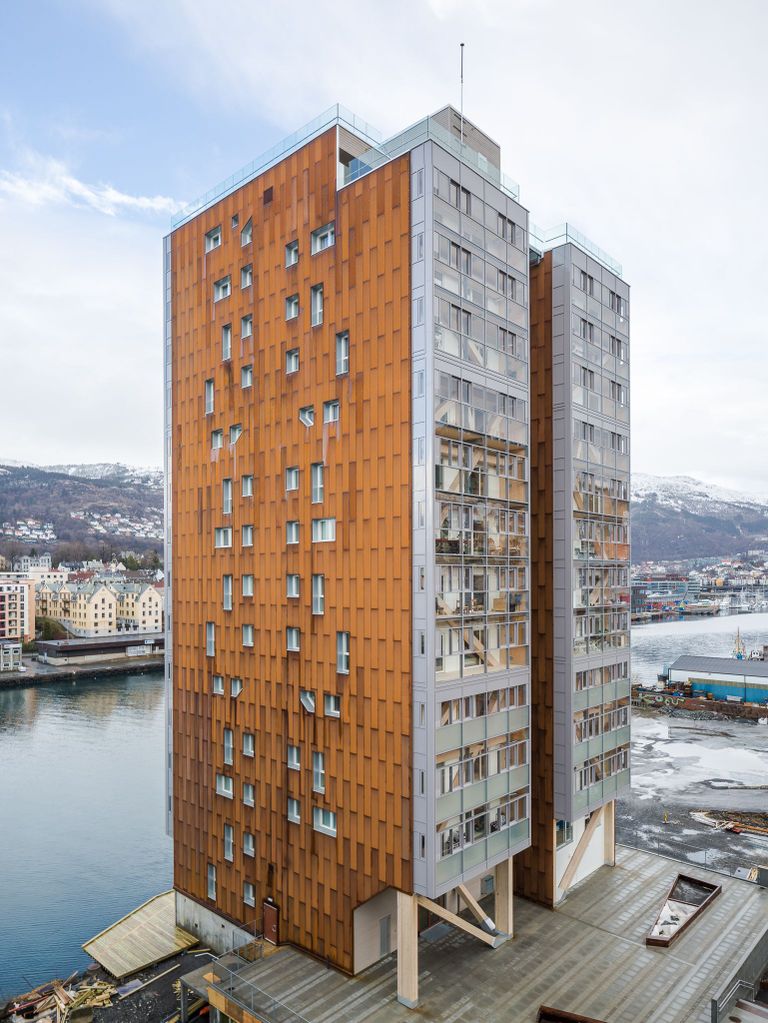 Eestlaste ehitatud puitmaja Norras. Foto: