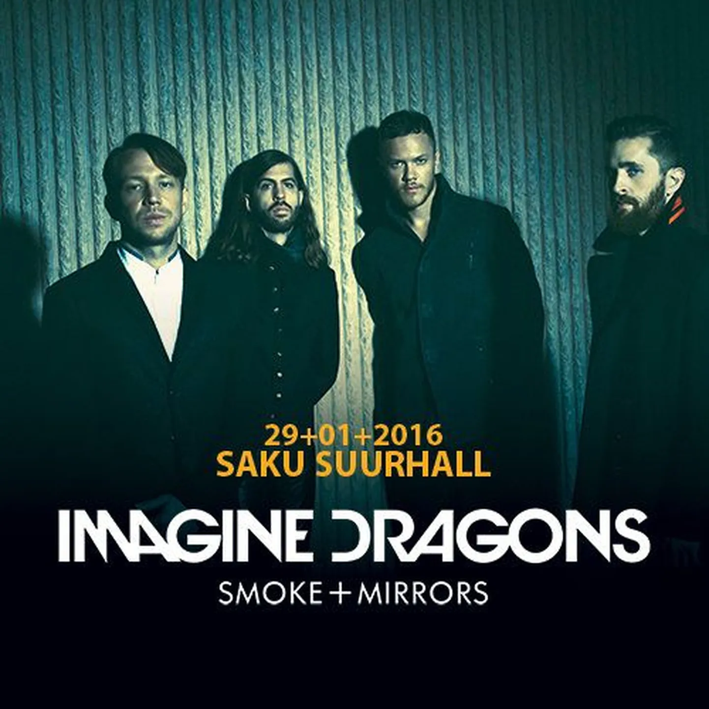 Worex Media Group - Imagine Dragons. Kontsert toimub Saku Suurhallis 29.01.2016