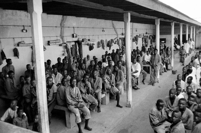 Biafra vabariigi sõjavangid ja tsiviilisikud föderaalvalitsuse rajatud Nakurdi laagris eraldumismeelse provintis lühiajalises palinnas Enugus pärast seda, kui Nigeeria keskvalitsuse üksused selle 1967. aasta sügisel vallutasid.