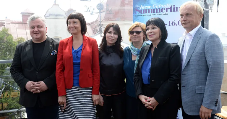 Festivāla «Summertime - aicina Inese Galante» preses konference