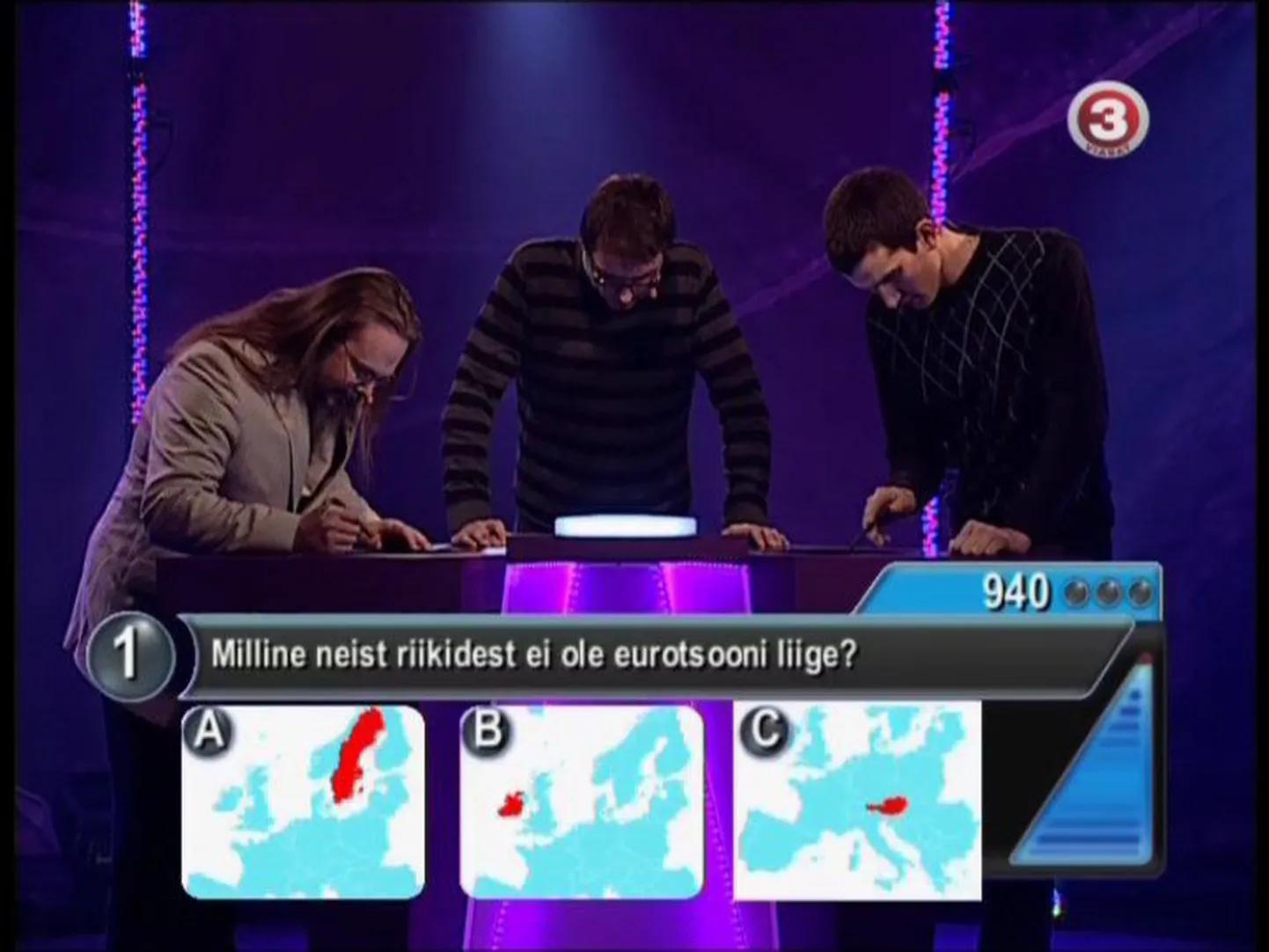 100 sekundit - Marek, Priit ja Oliver