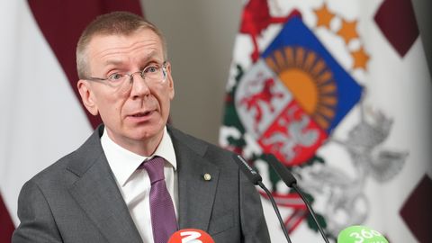 Rinkēvičs aicina palielināt atbalstu Ukrainai pēc masīvā Krievijas uzbrukuma