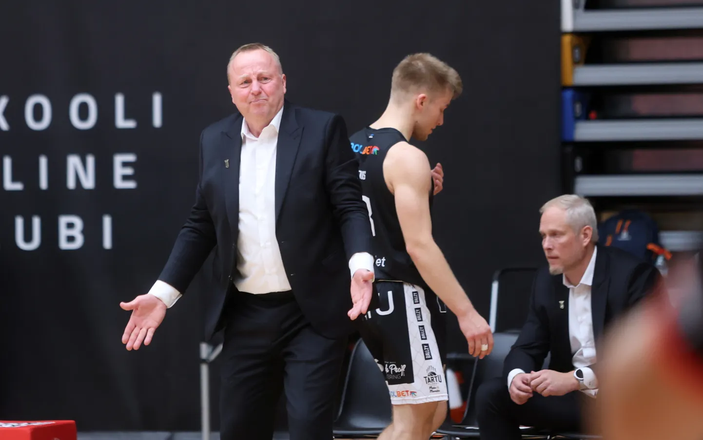 Mängus Valmieraga ei läinud asjad Tartu peatreeneri Aivar Kuusmaa soovide kohaselt.