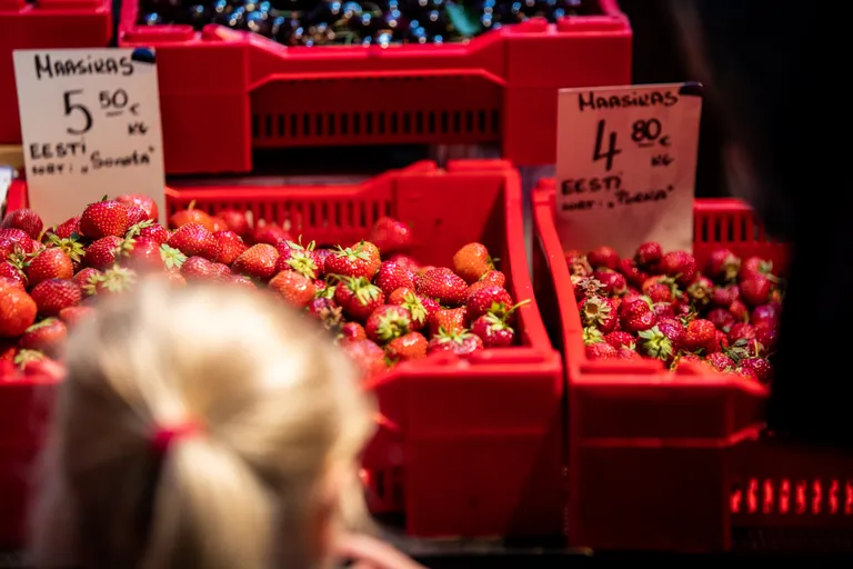 Maasikafestival Balti jaama turul