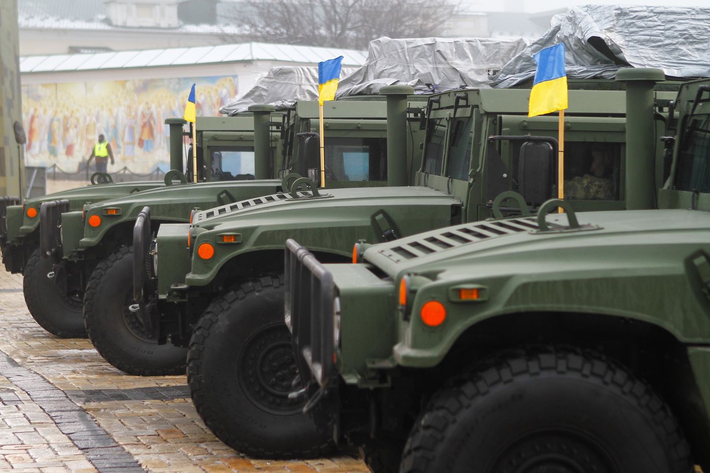 Ukrainale tarnitud Humveed. Foto on illustratiivne.