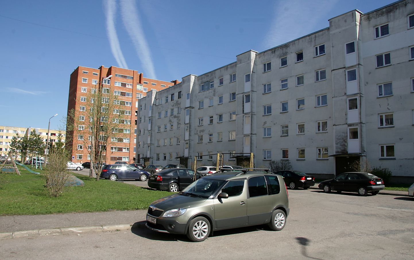 Многоквартирные дома в Ахтме.