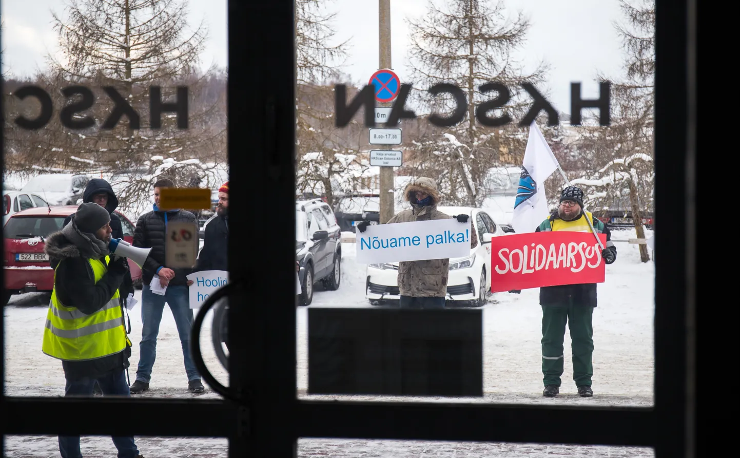 07. veebruar 2018 , Lääne-Virumaa, Eesti, Rakvere
HKScan, rakvere lihakombinaat, töötüli, streik

Fotol: Rakvere Lihakombinaat streik

Foto: Meelis Meilbaum / Virumaa Teataja