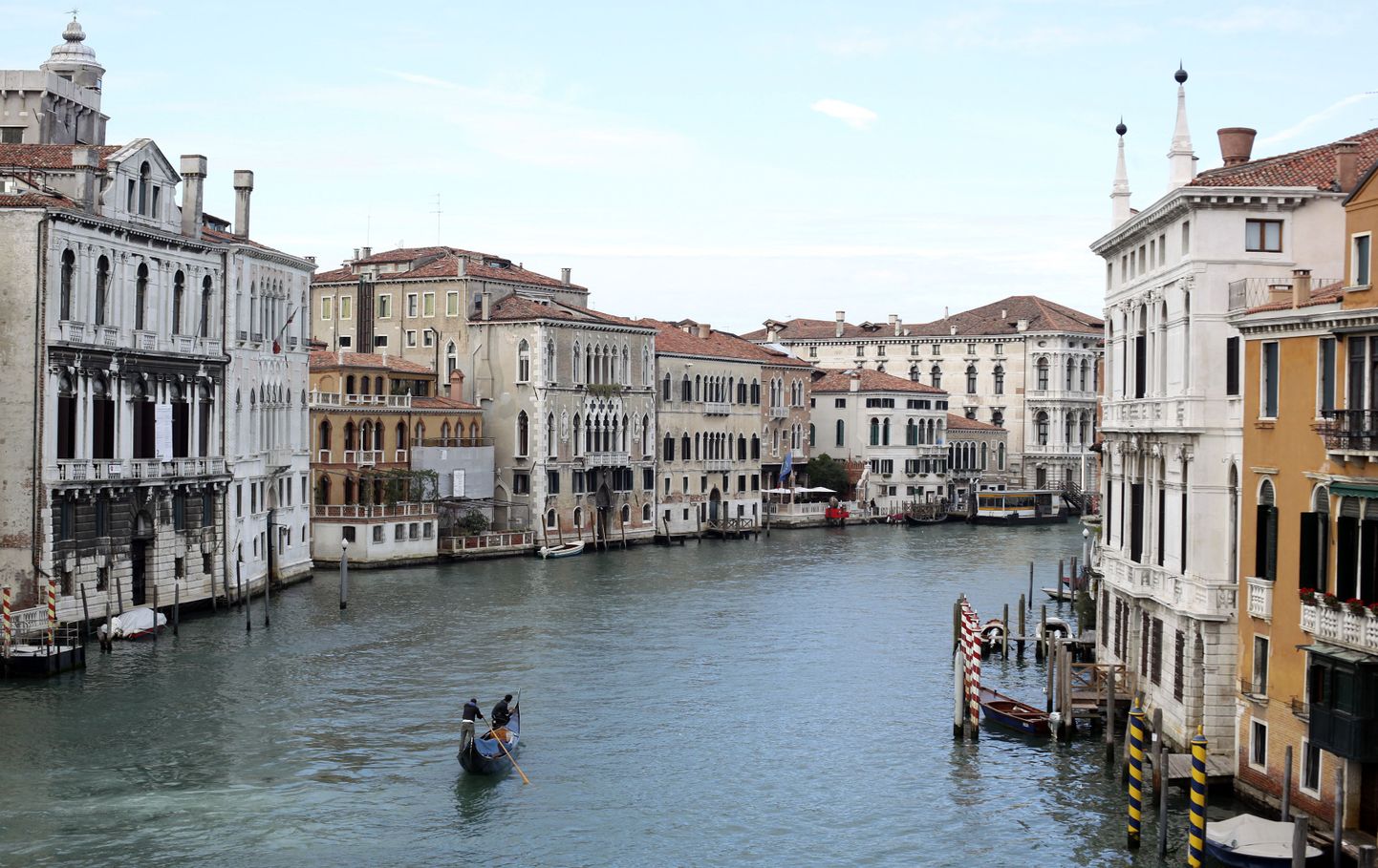 Veneetsia suur kanal turistivaesel ajal