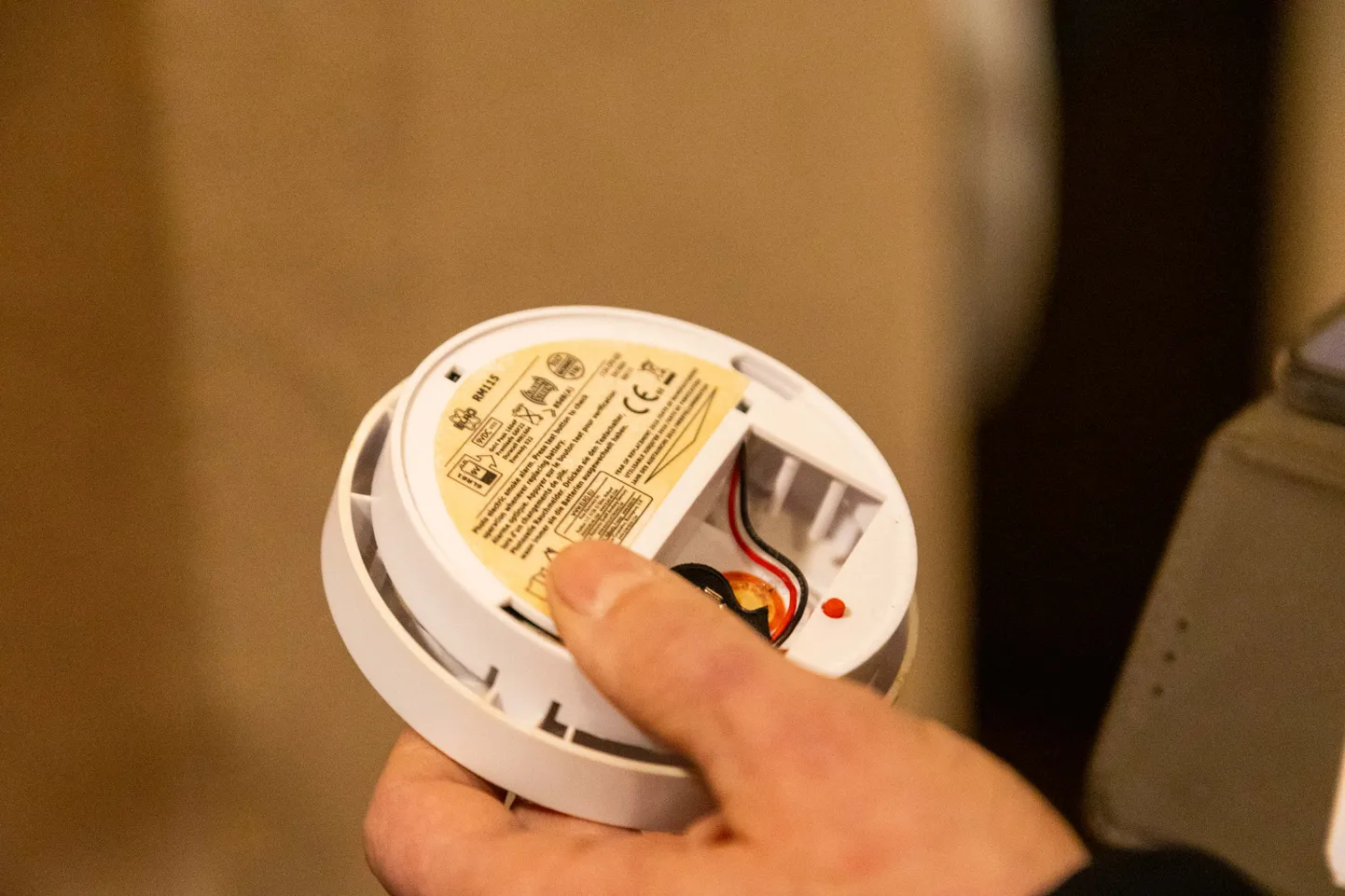 Tartu. Eesti.13NOV23-
Päästeamet kontrollib Eesti kodudes kohustusliku suitsu- ja vingugaasianduri olemasolu.