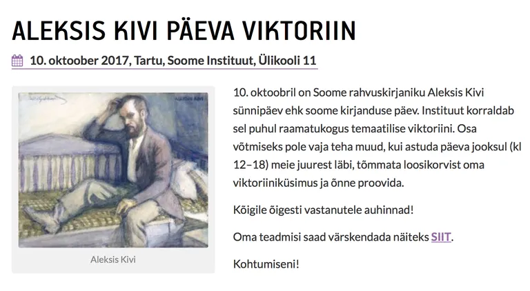 / Eesti Soome Instituut