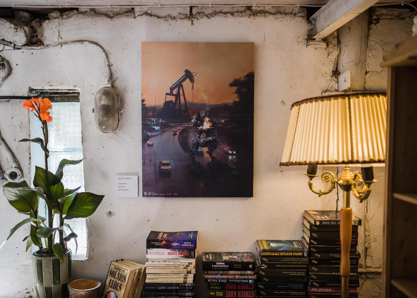 Voronja galeriis on sel aastal avatud ka ulmeraamatukogu. FOTO: Kiur Kaasik/Voronja galerii
