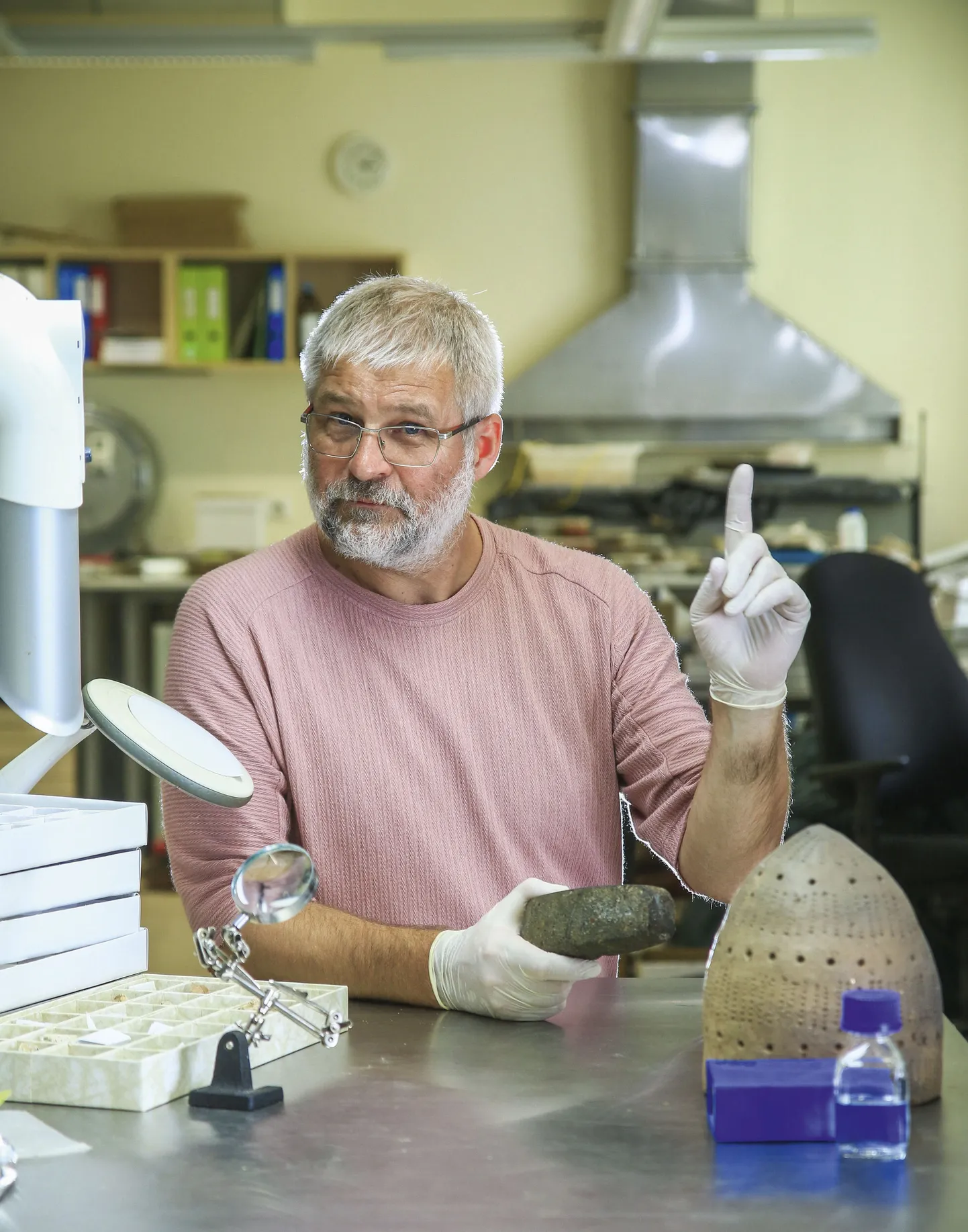 Tartu ülikooli laboratoorse arheoloogia professor Aivar Kriiska.