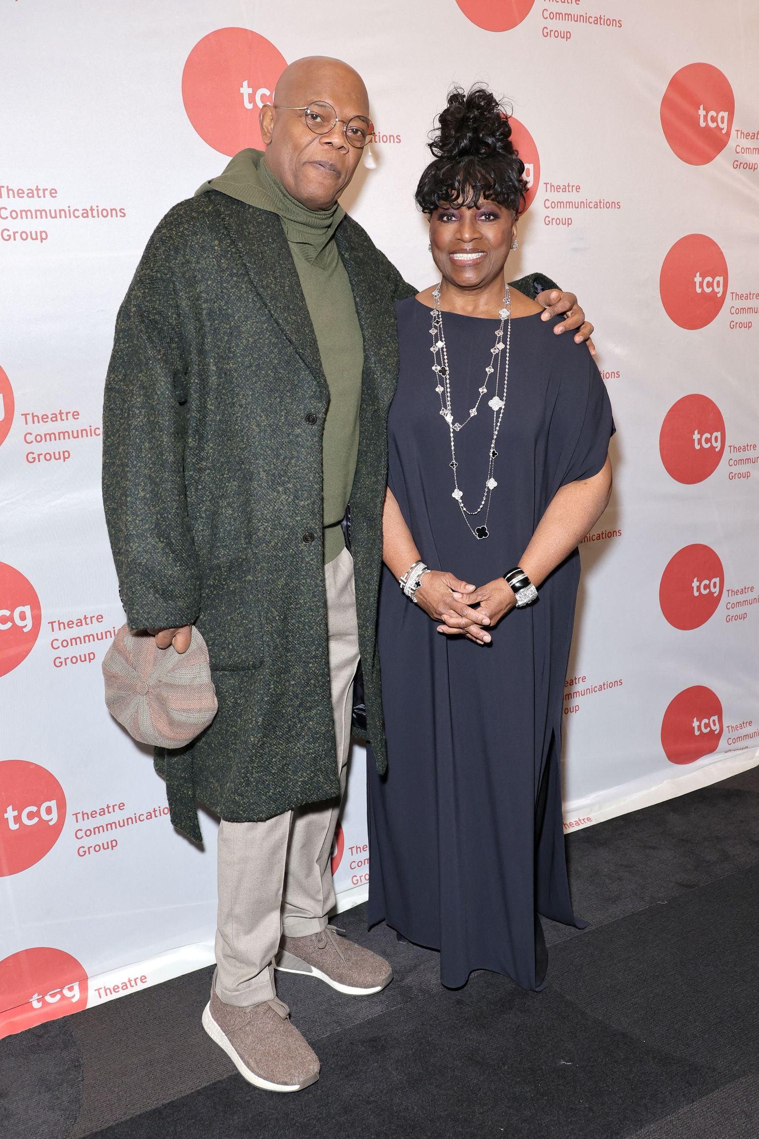 Hollywoodi näitleja Samuel L. Jackson ja abikaasa LaTanya Richardson Jackson 9. jaanuaril teatrigalal, kus paar väidetavalt tülli läks.