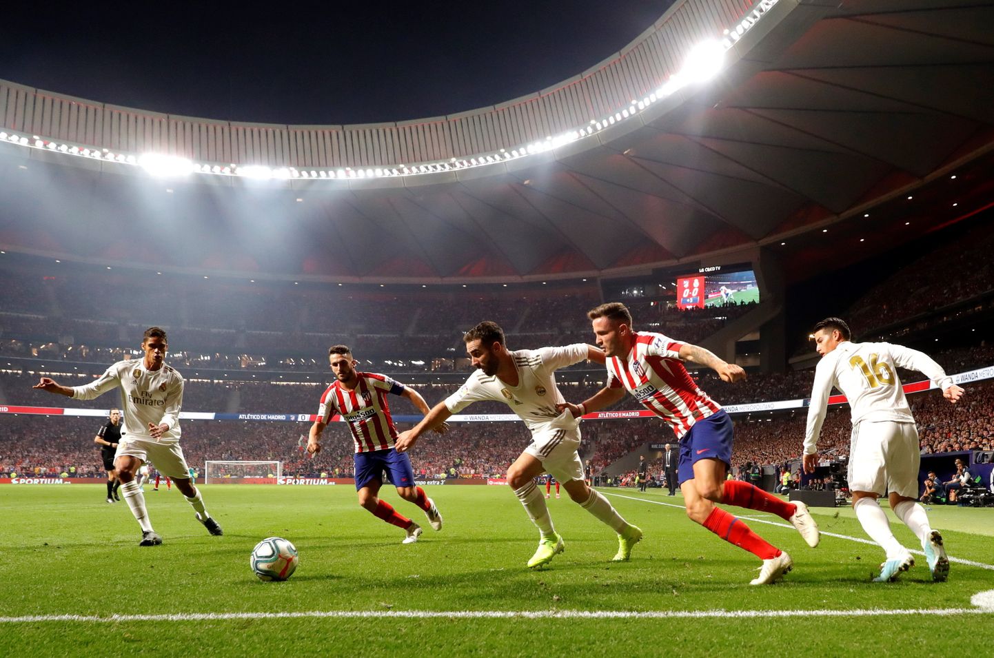 Madridi Atletico ja Real Madridi vaheline duell lõppes igava viigiga.
