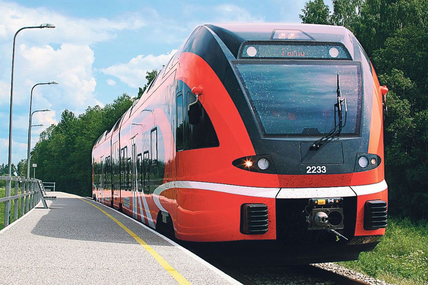 AS Elektriraudtee uued diiselrongid hakkavad Pärnu ja Tallinna vahel sõitma uuest aastast.