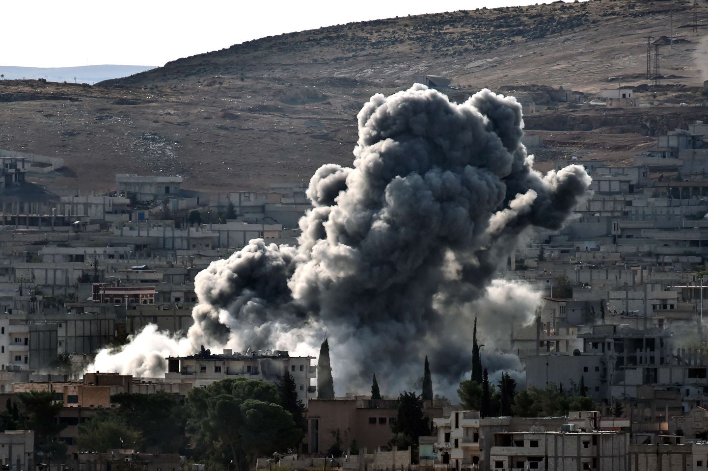 Süüria linn Ain al-Arab, kurdipäraselt  Kobane.