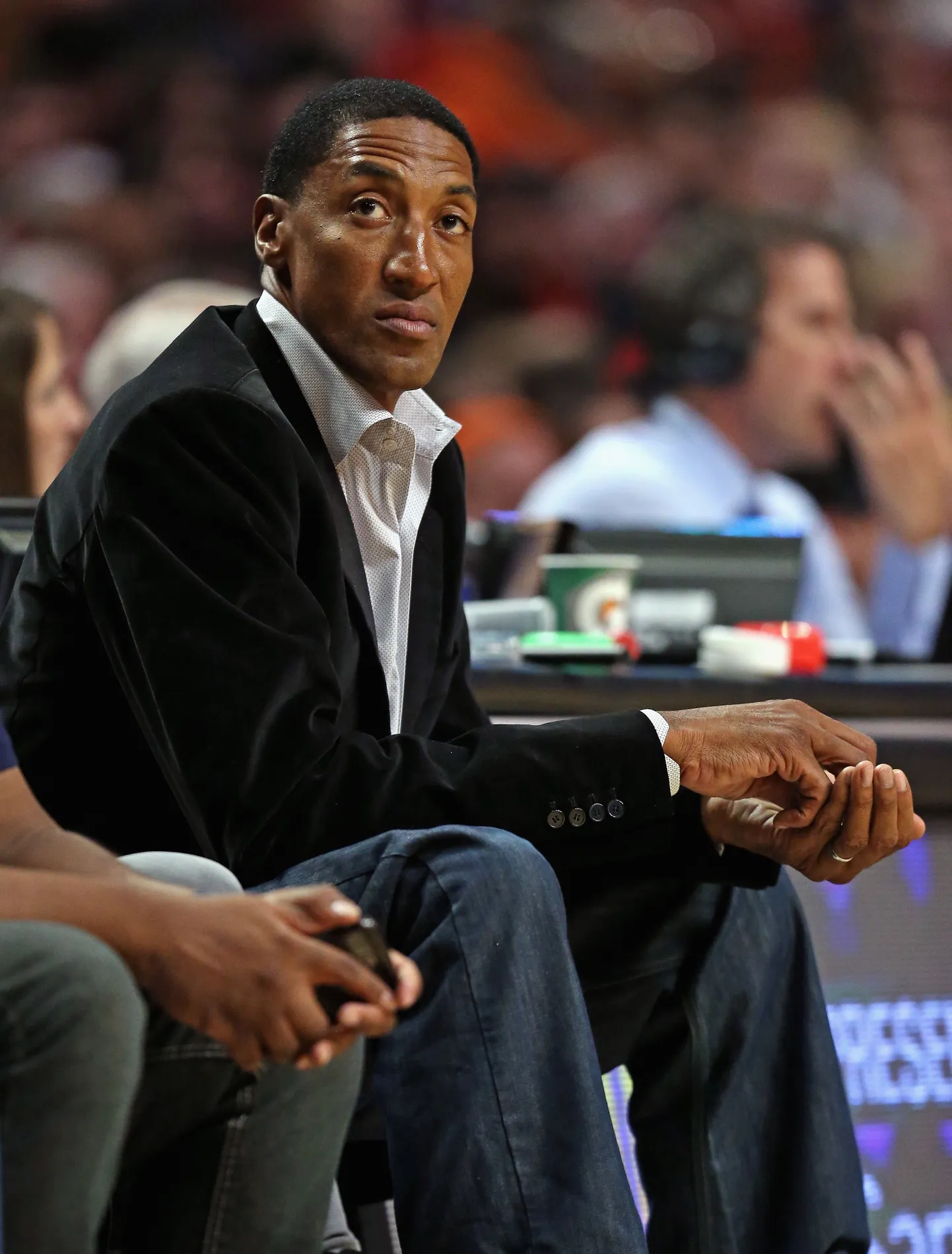 Endine korvpalliliiga NBA supertäht Scottie Pippen.