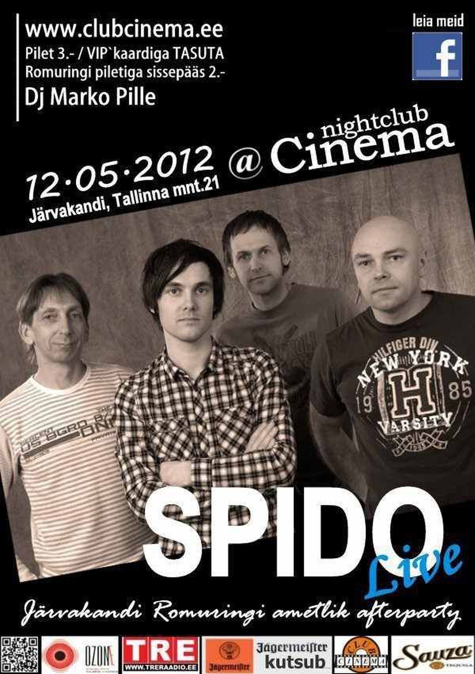 Club Cinemas sel laupäeval laval Spido!