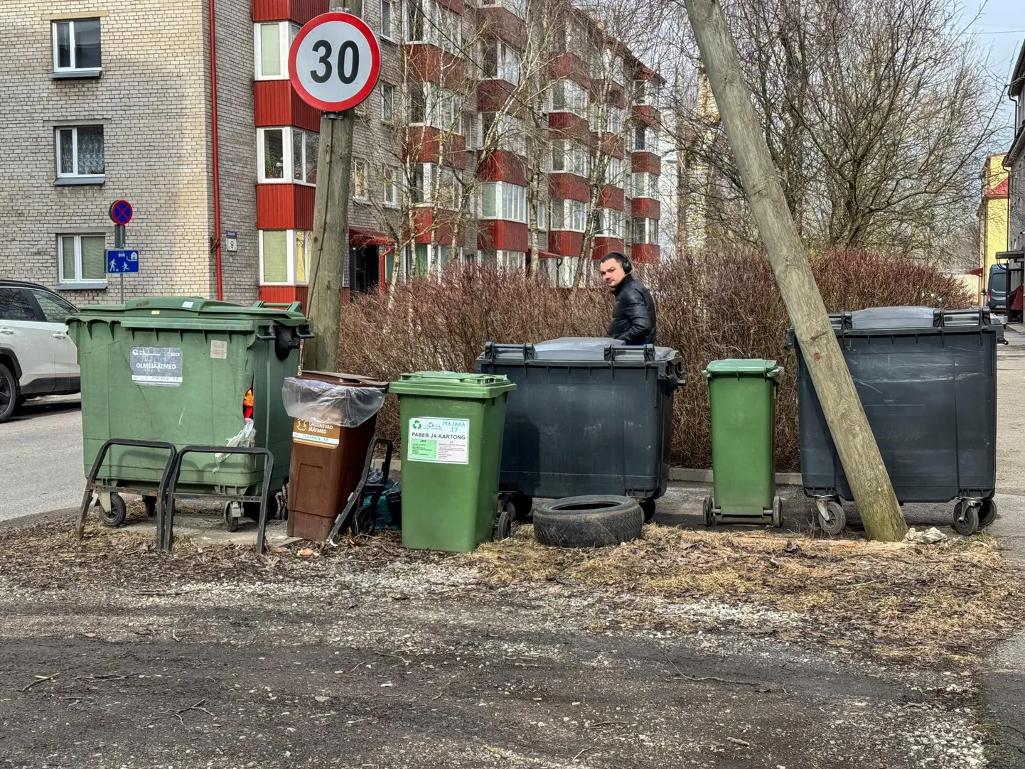 Prügikonteinerid Tallinnas.