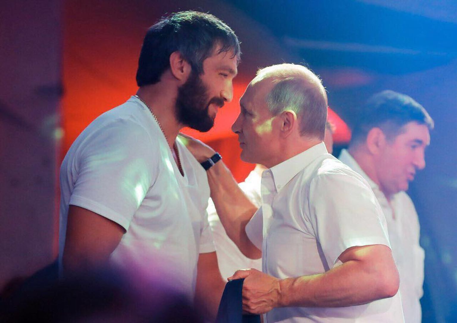Aleksandr Ovetškin ja Vladimir Putin.