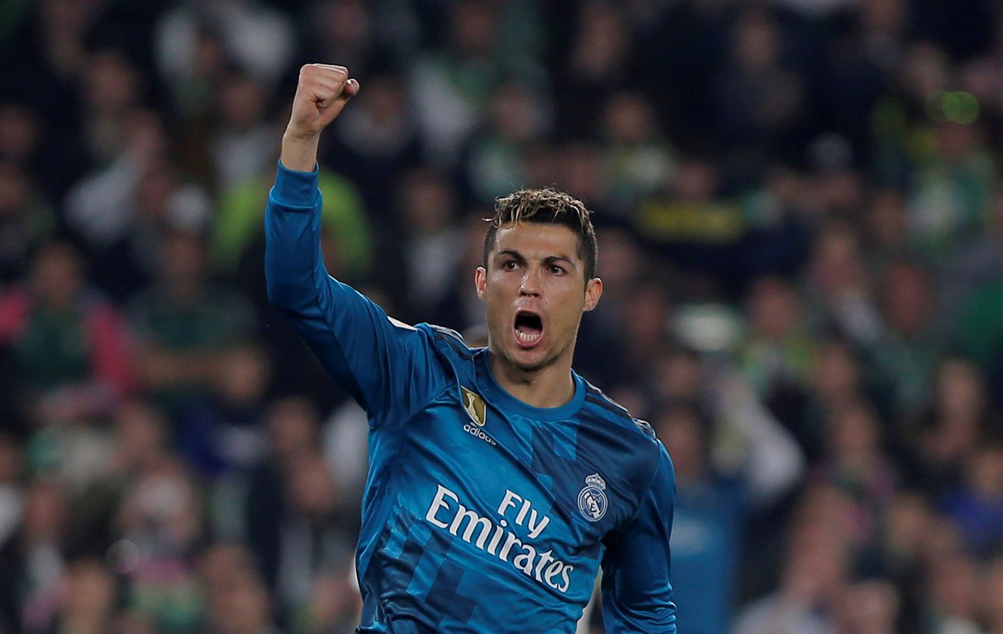 Cristiano Ronaldo lõi eile Reali neljanda värava.