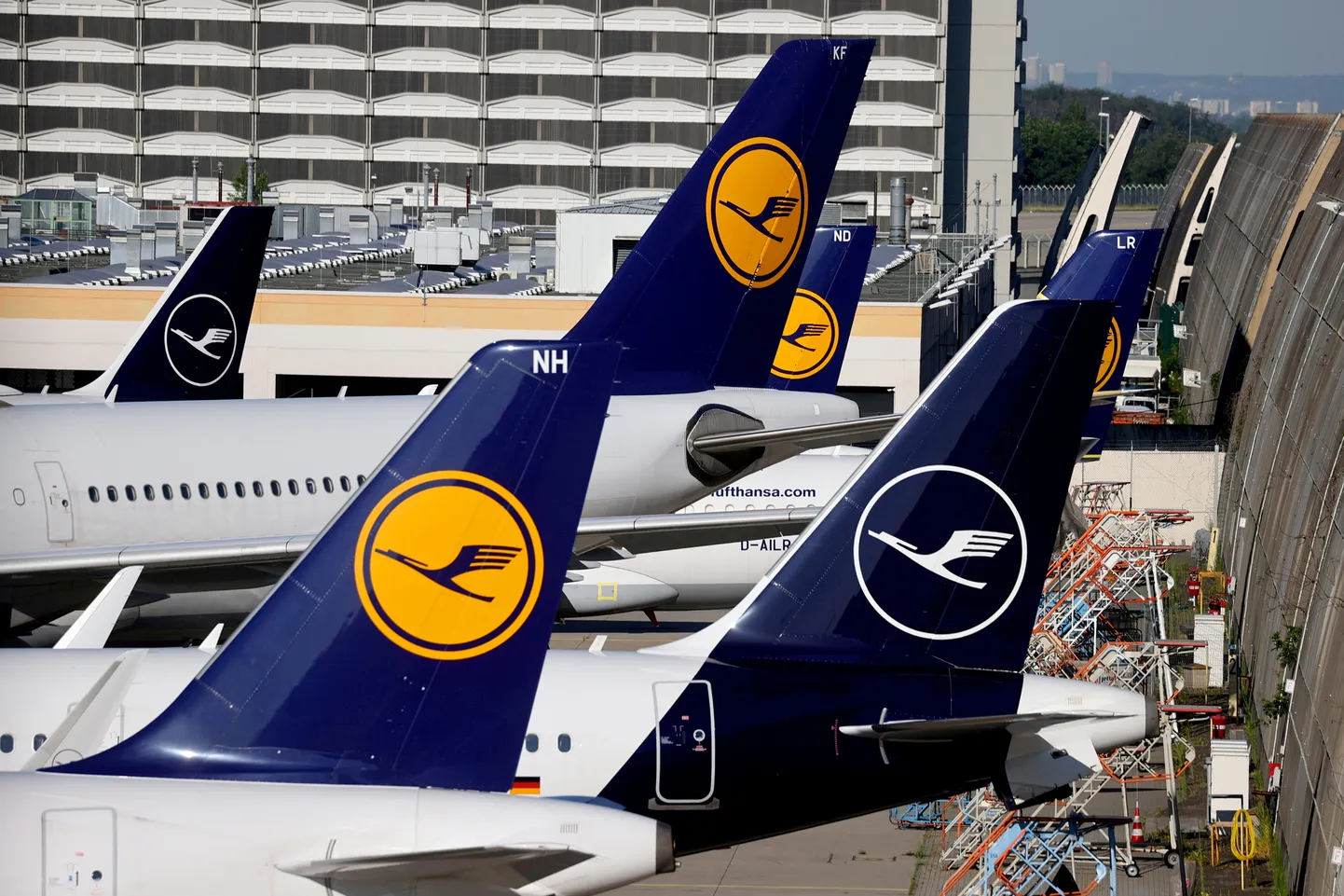 Lufthansa lennukid.