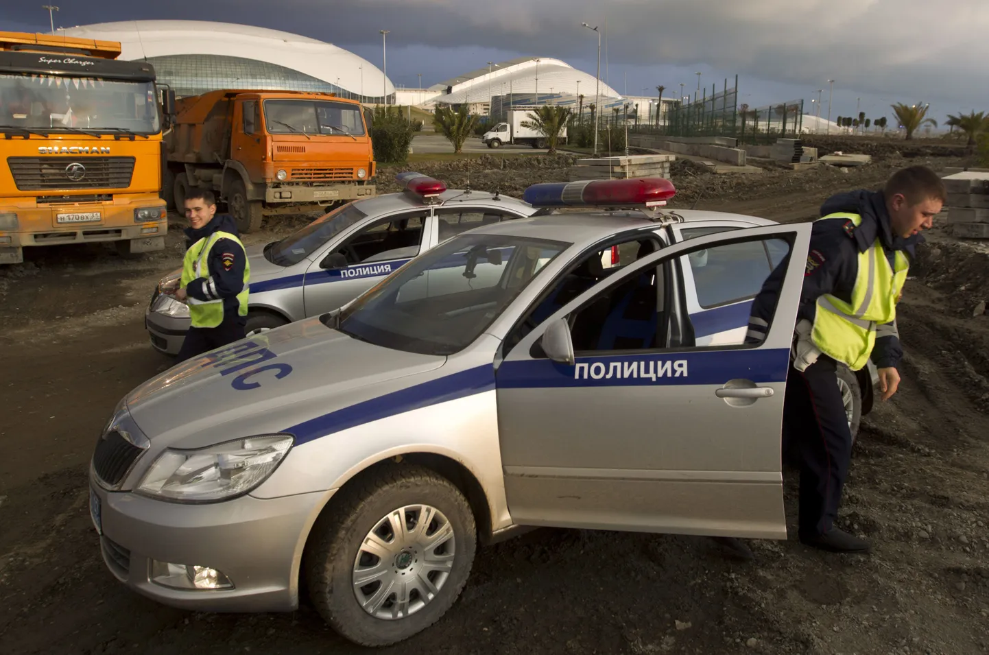 Полицейский патруль в Сочи.