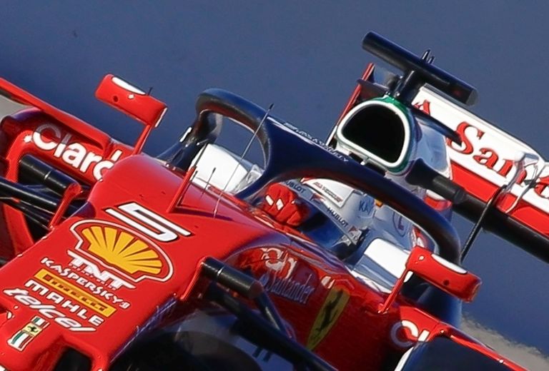 Ferrari Halo turvalahendus. Foto: AFP