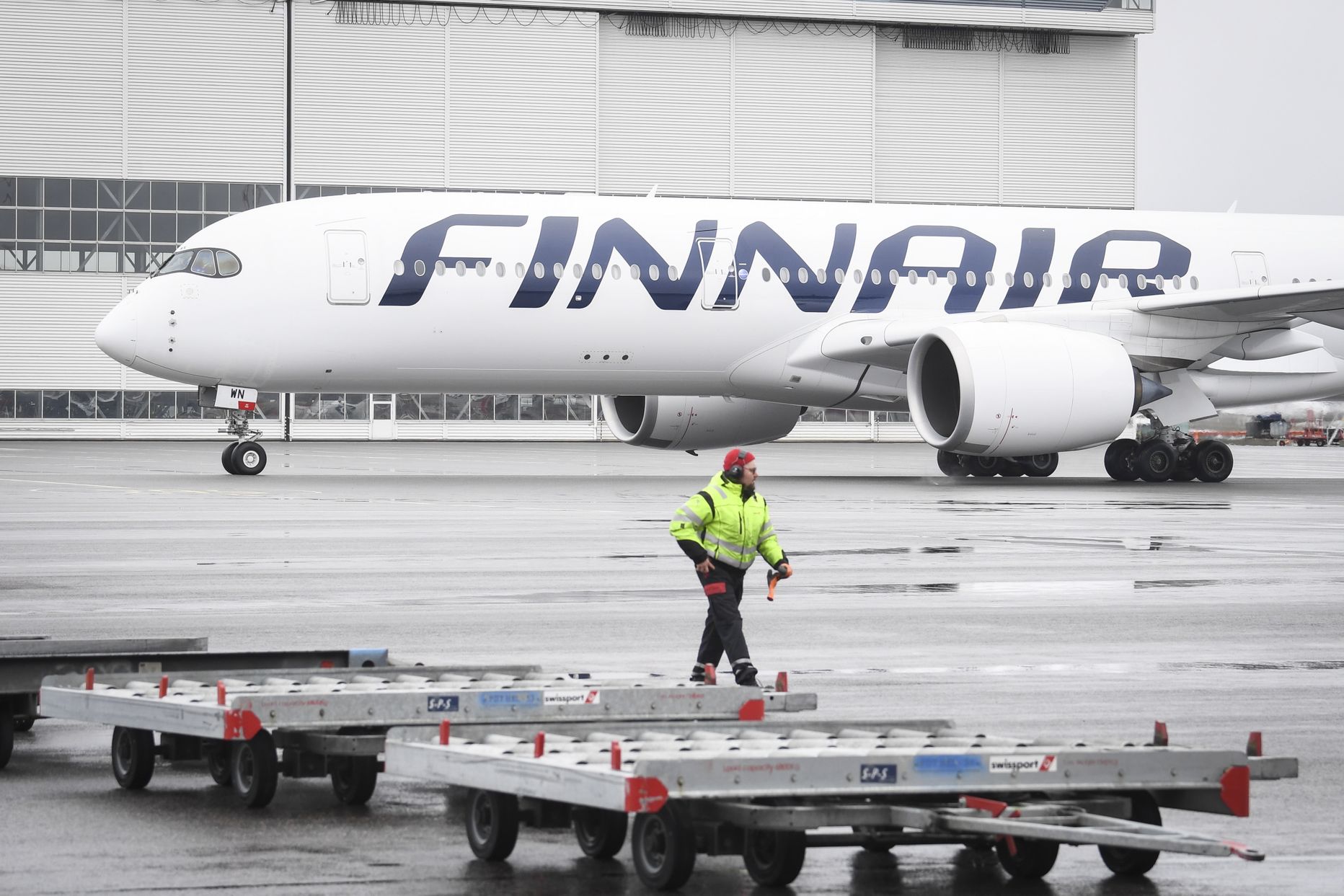 Finnairi lennuk Helsngi lennujaamas