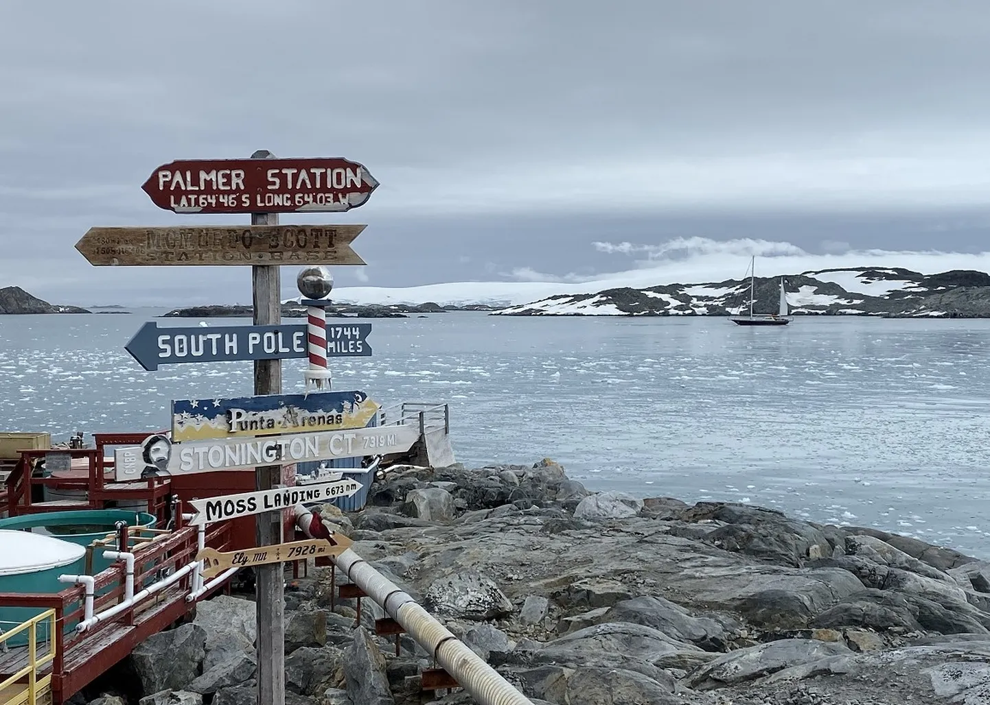 База Палмера в Антарктиде.