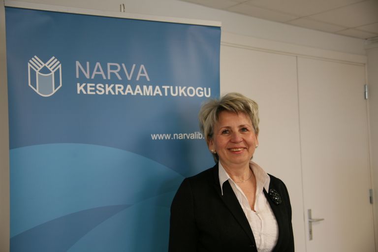 Narva Keskraamatukogu juhataja Maritsa Ort.