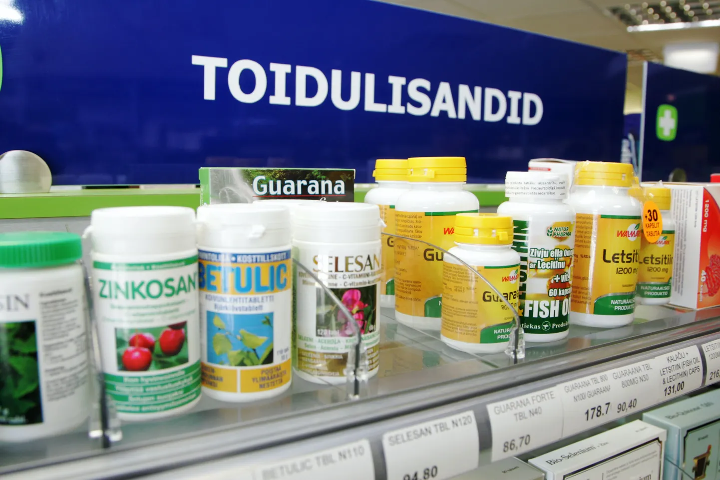 Toidulisandid. Illustratiivne foto.
