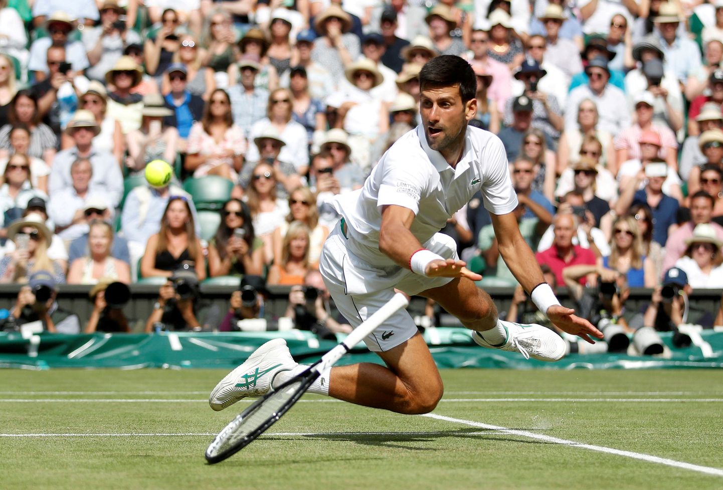 Novak Djokovic Wimbledoni tenniseturniiril.