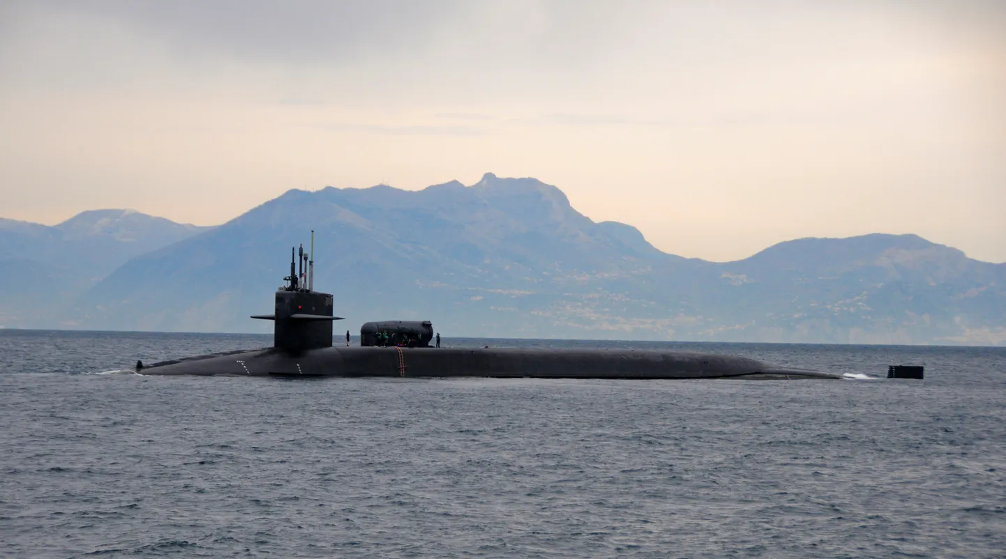 USA mereväe allveelaev USS Florida.
