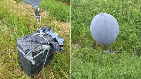 Vecsalienas pagastā uziets gaisa balons ar kontrabandas ciga