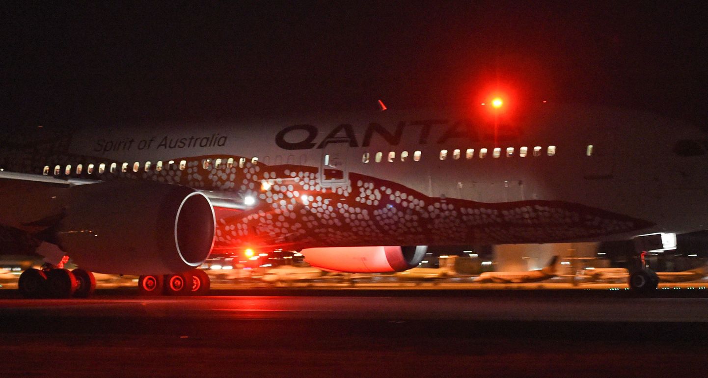 Qantase lend õhkutõusurajal