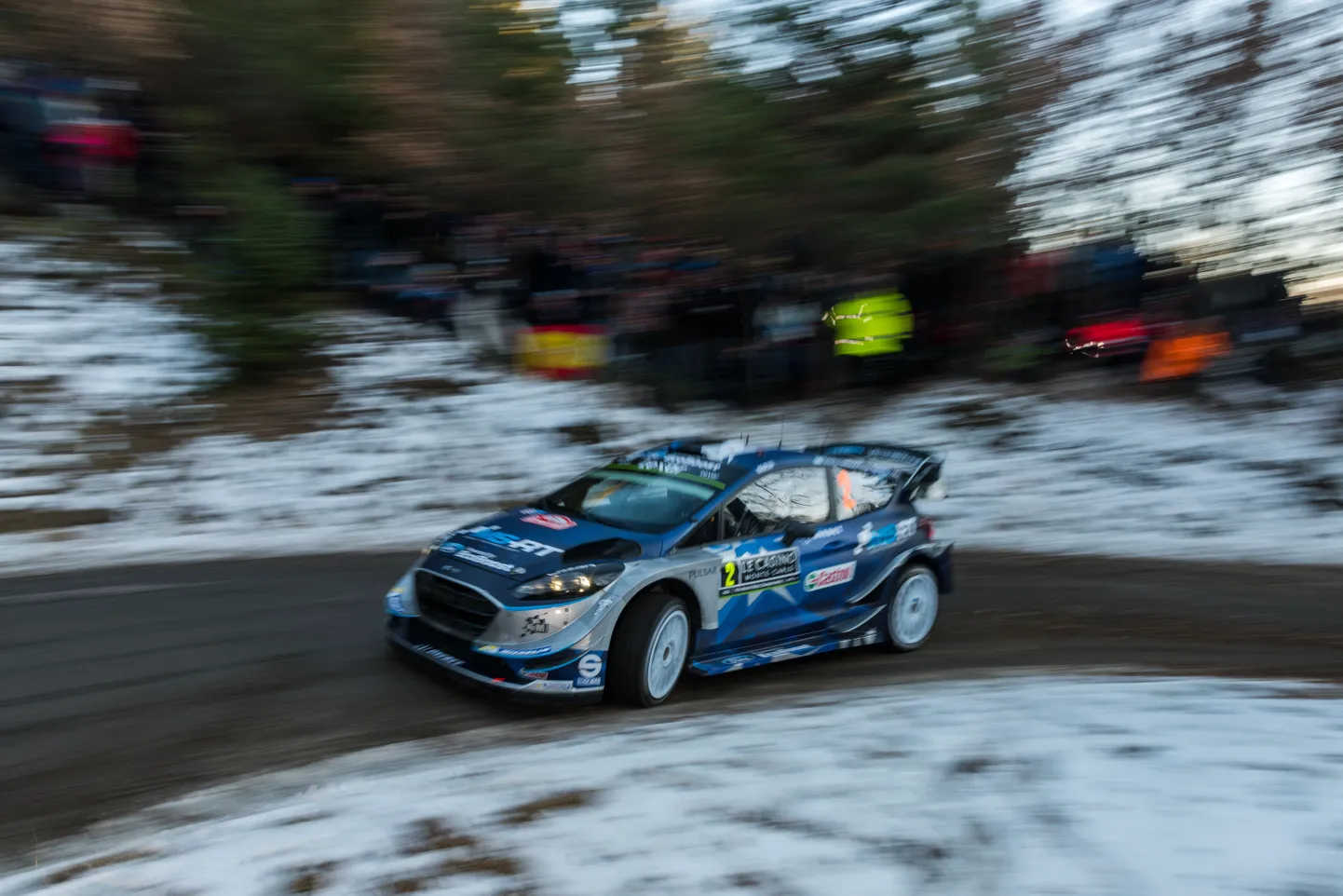 Ott Tänak Monte Carlos kihutamas.