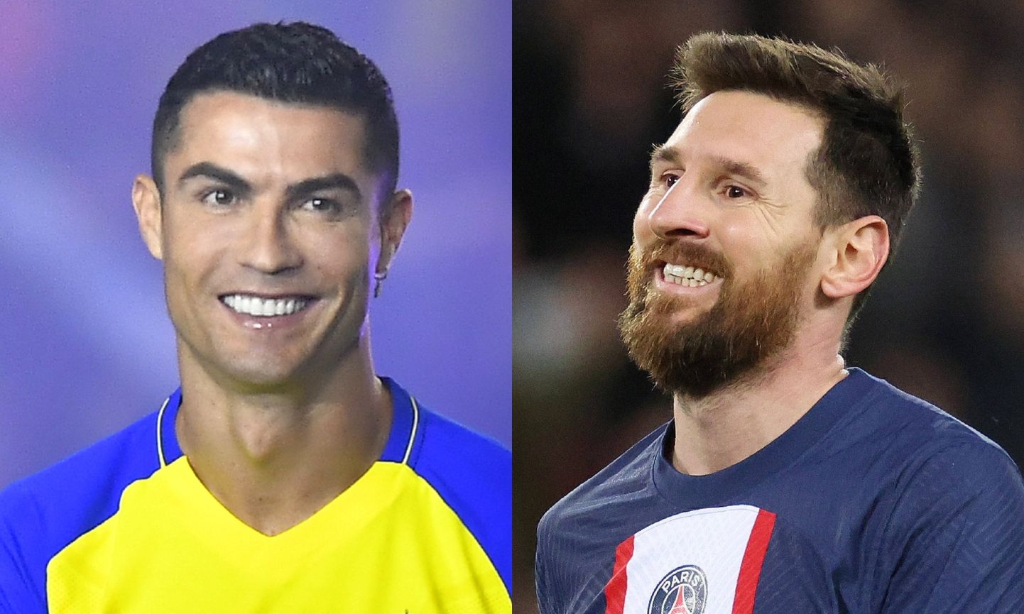 Futbola zvaigznes - Krištianu Ronaldu un Lionels Mesi