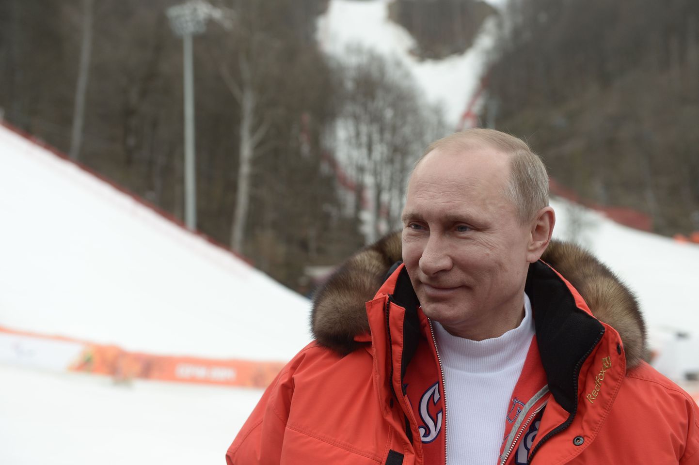 Vene president Vladimir Putin jälgis eile Sotšis paraolümpiamänge.