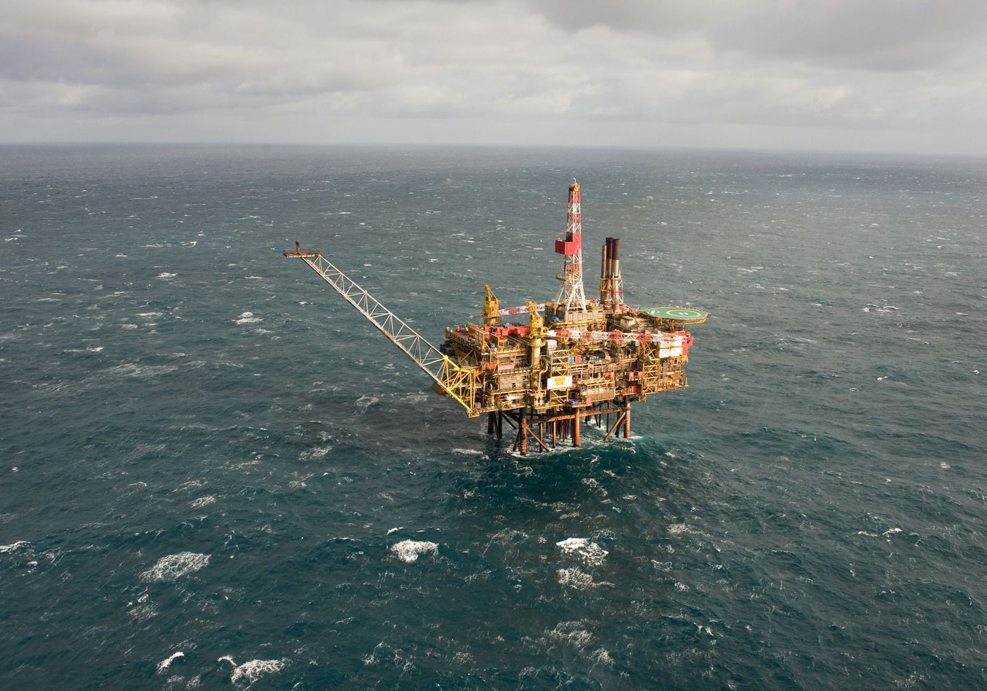 Shelli naftaplatvorm Gannet Alpha Põhjameres.